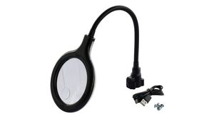 Magnifying LED Glass Lamp for Helping Hands PCB Holder, 4W, 300lm